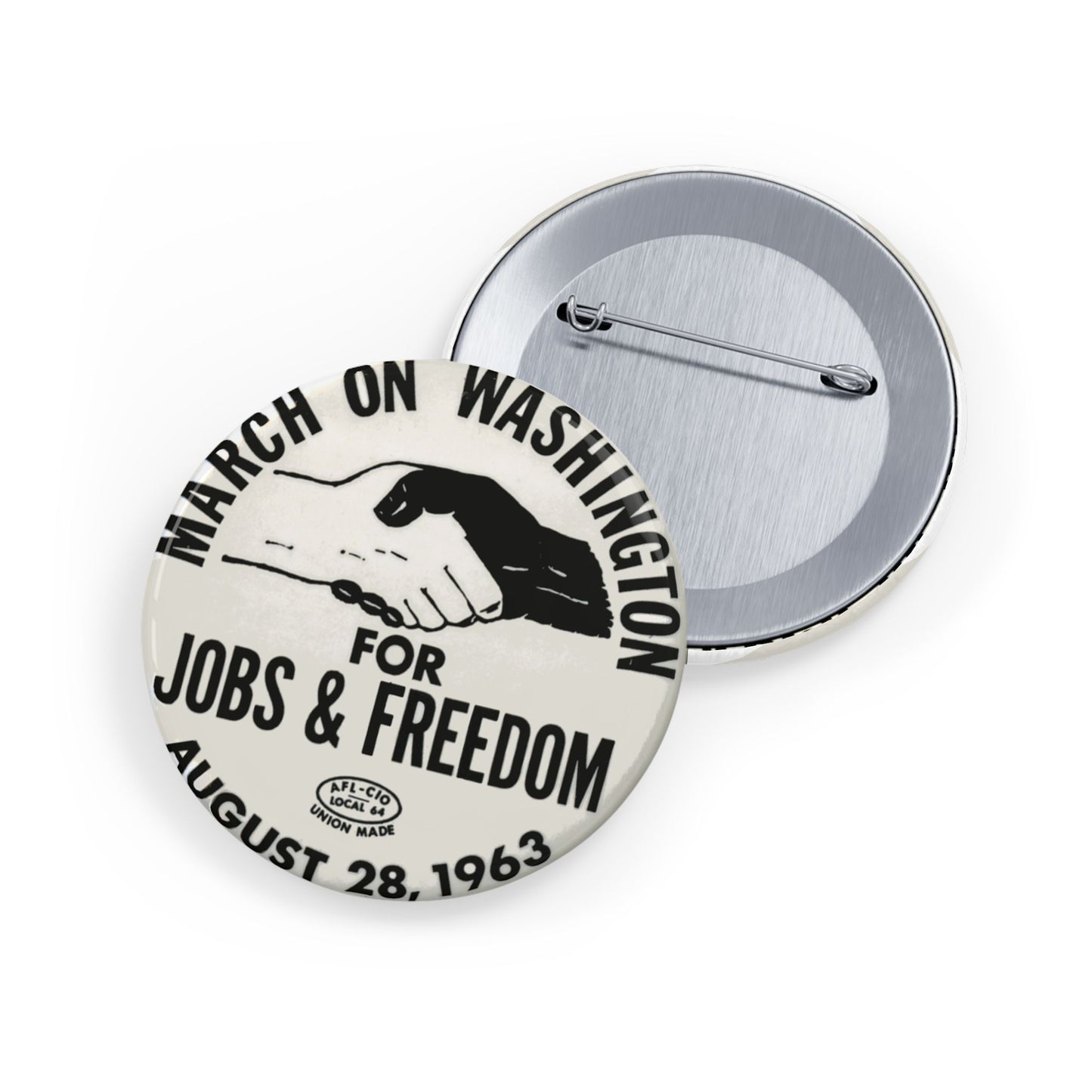 March on Washington for Jobs and Freedom | 2.25" Replica Button