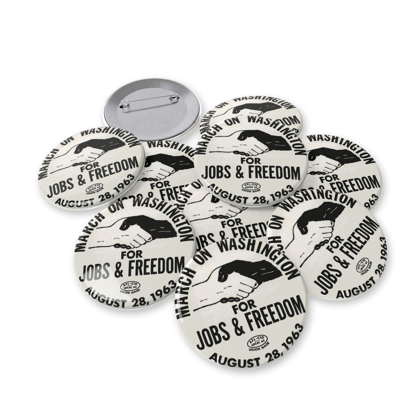 March on Washington for Jobs and Freedom | 2.25" Replica Button