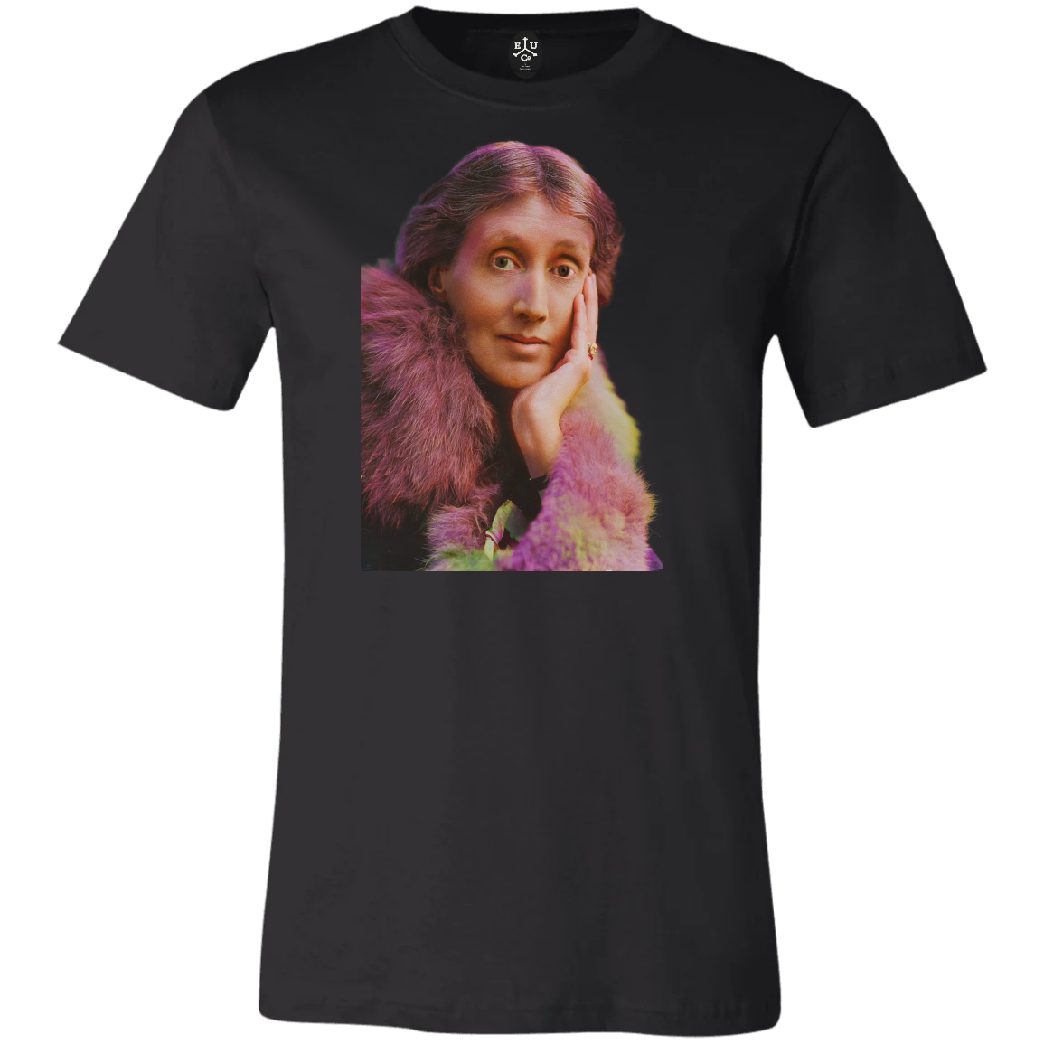 Virginia Woolf | Fuchsia Fur Portrait | Working Class T-Shirt