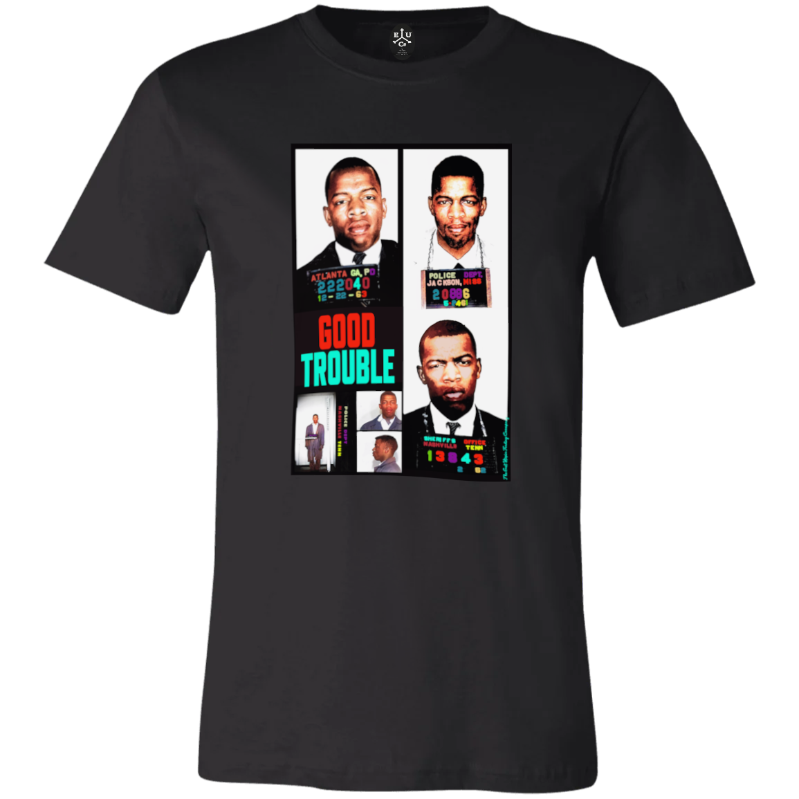 John Lewis: Good Trouble Mugshots | Basic T-Shirt