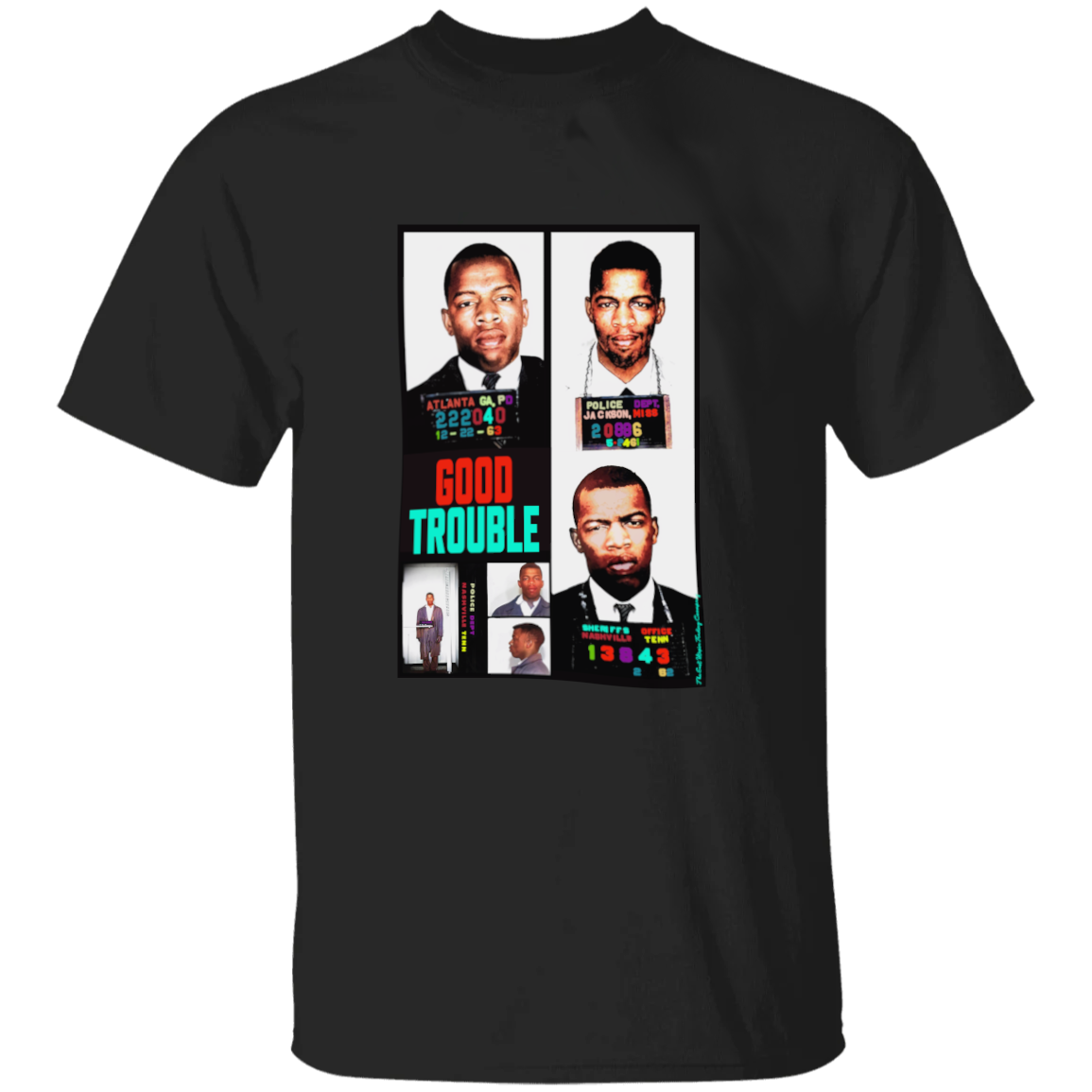 John Lewis: Good Trouble Mugshots | Working Class T-Shirt