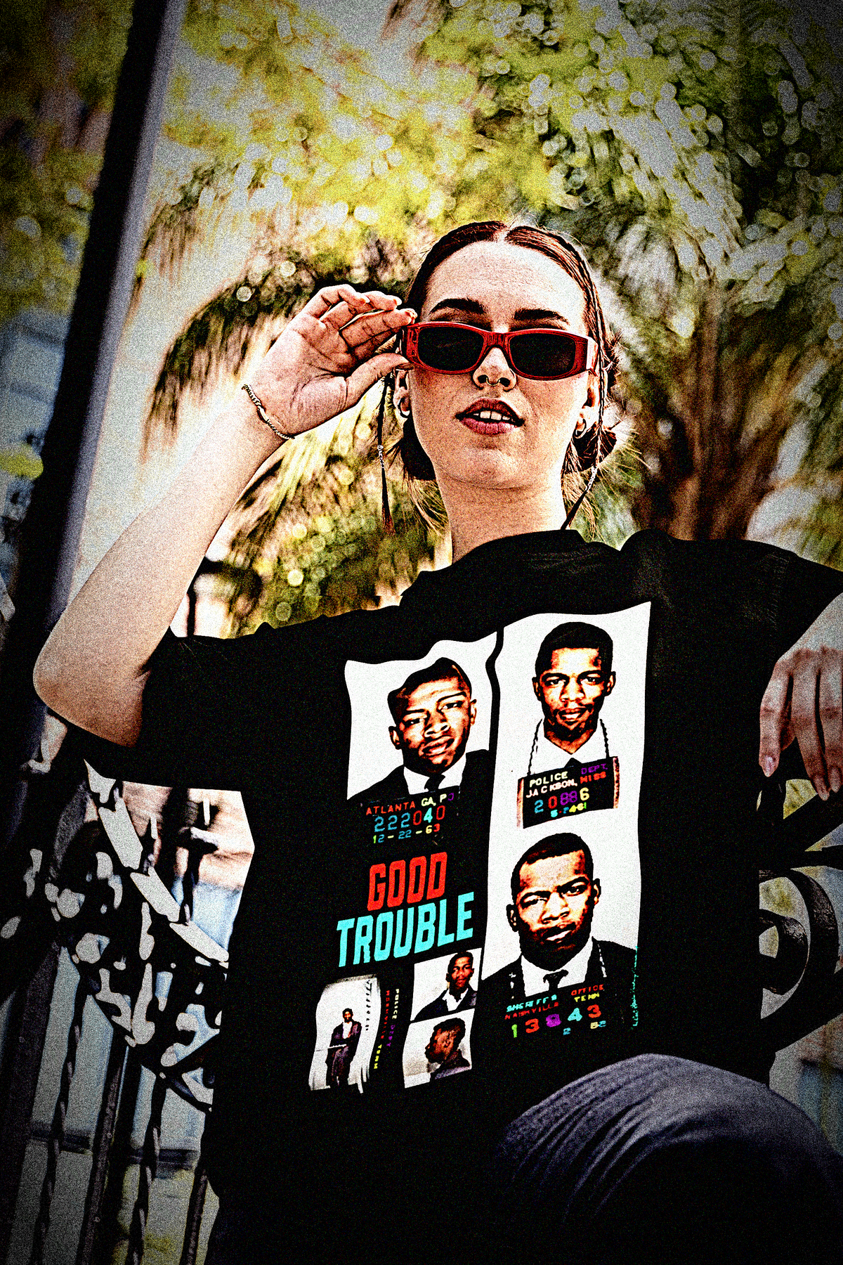 John Lewis: Good Trouble Mugshots | Working Class T-Shirt