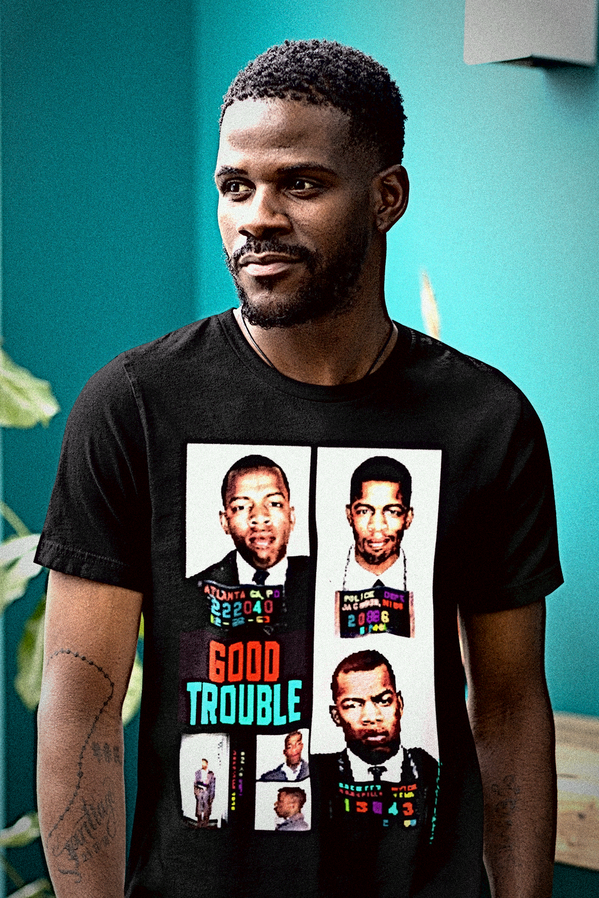 John Lewis: Good Trouble Mugshots | Working Class T-Shirt