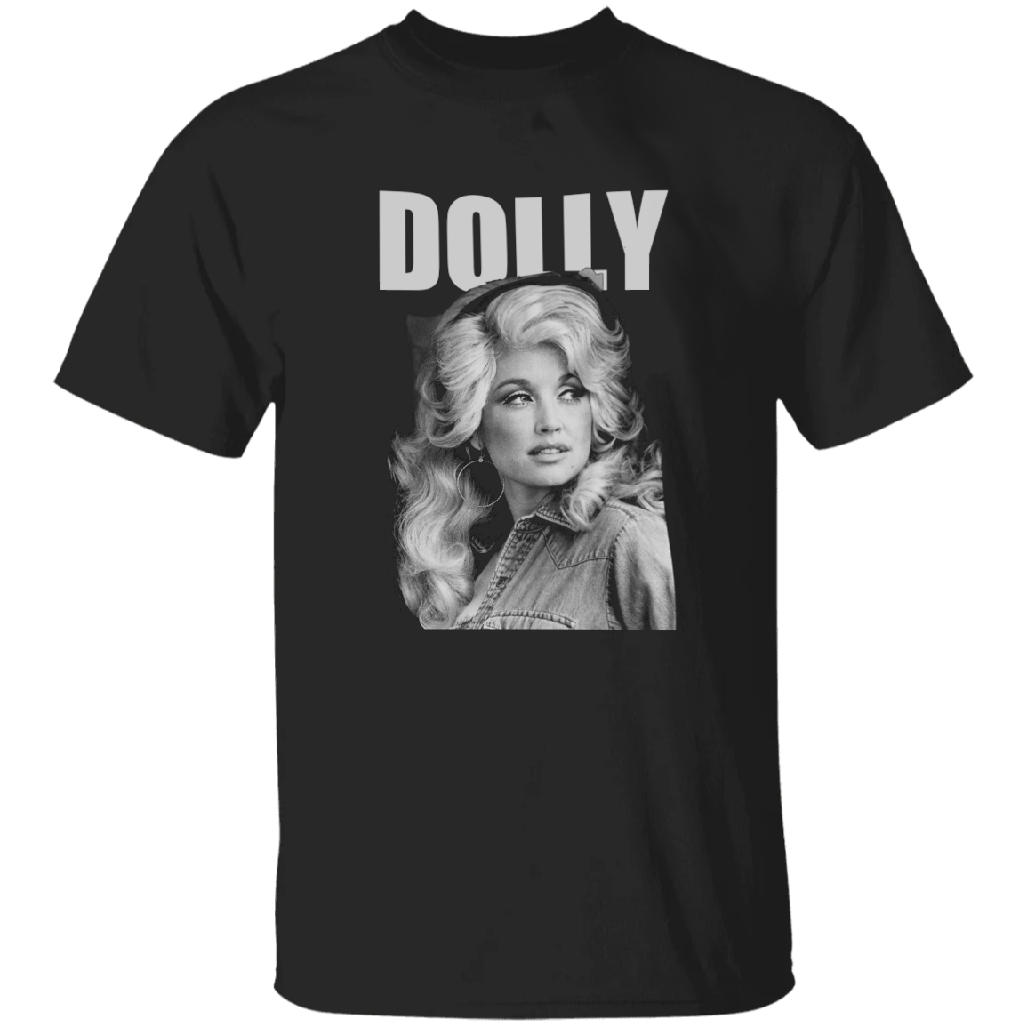 DOLLY | Dolly Parton BW Portrait | Working Class T-Shirt