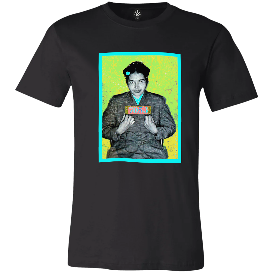 Rosa Parks Mugshot | cool green | Basic T-Shirt