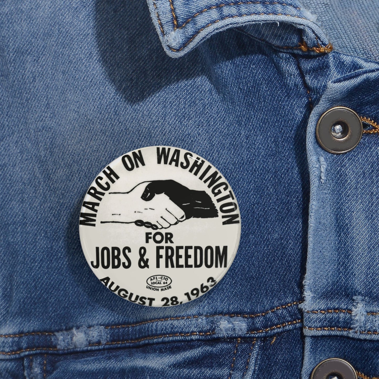 March on Washington for Jobs and Freedom | 2.25" Replica Button