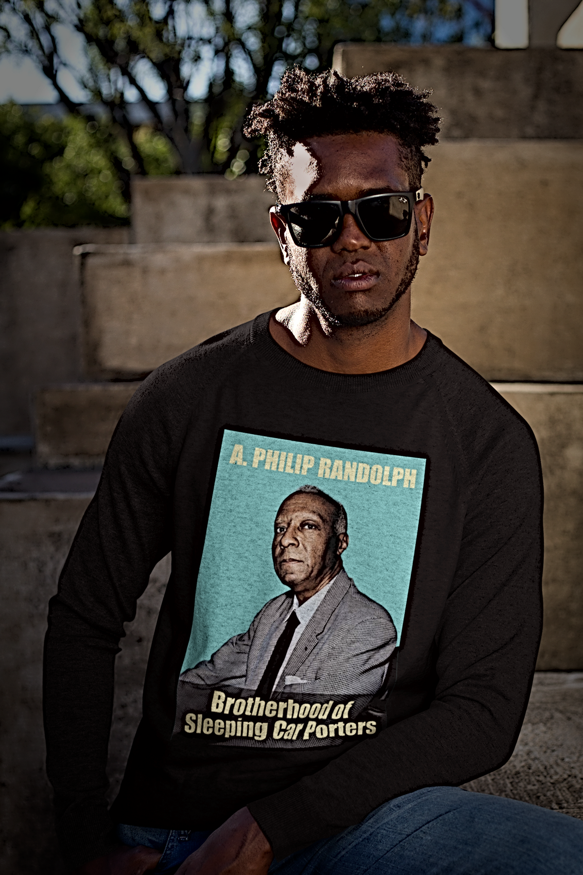 A. Philip Randolph | teal | Long Sleeve Jersey