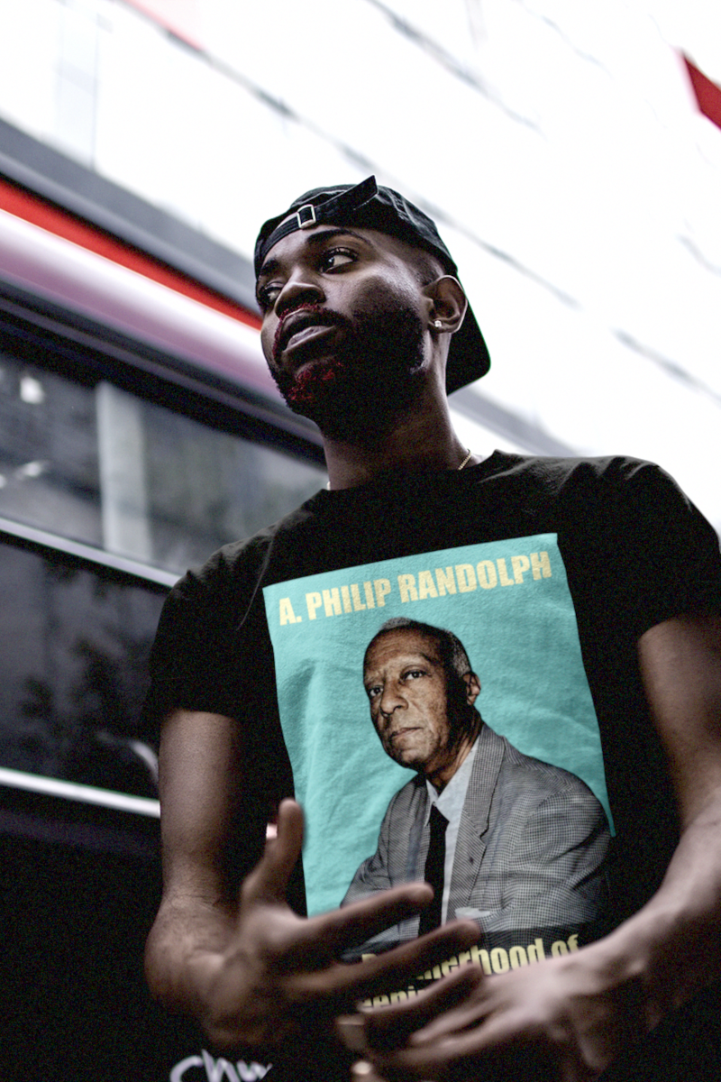A. Philip Randolph | teal | Basic T-Shirt