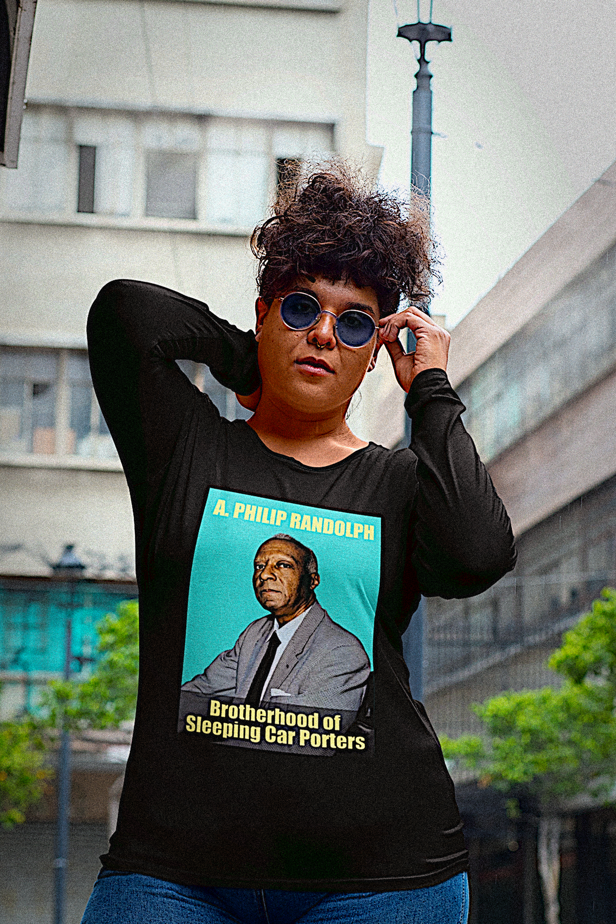 A. Philip Randolph | teal | Long Sleeve Jersey