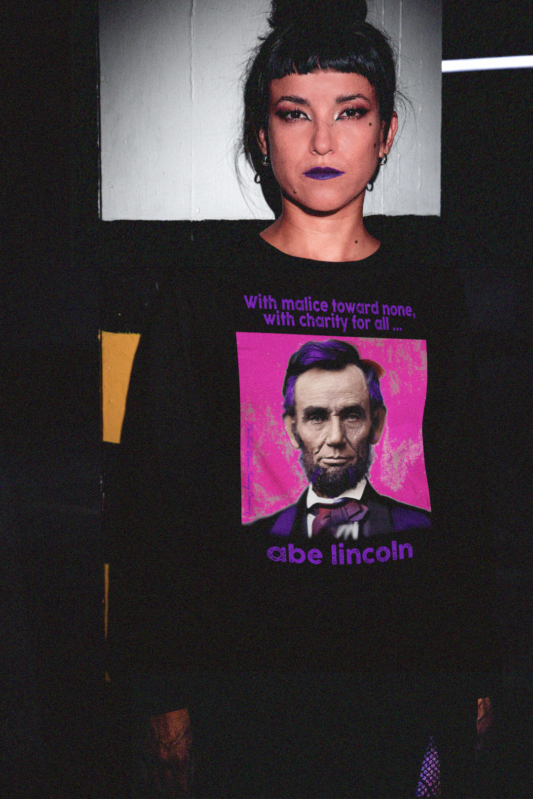 Abraham Lincoln: With malice toward none...  | Long Sleeve Jersey