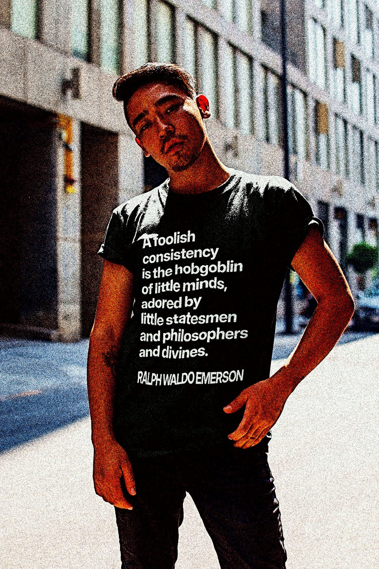Ralph Waldo Emerson | A foolish consistency is the hobgoblin of little minds | Basic T-Shirt