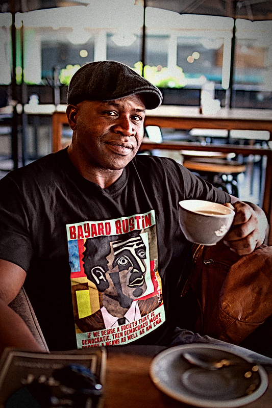 Bayard Rustin  | A Democratic Society | Working Class T-Shirt