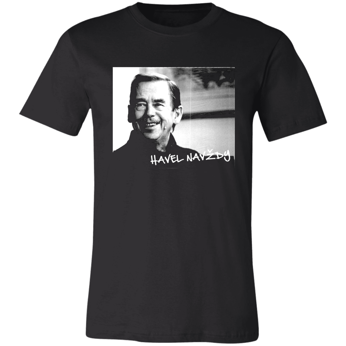 Václav Havel Navždy | Havel Forever Basic Black T-Shirt
Perfect gift for the dissident president in your life. 