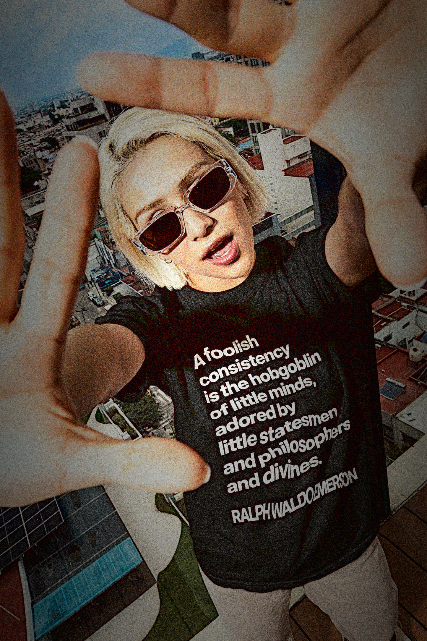 Ralph Waldo Emerson | A foolish consistency is the hobgoblin of little minds | Basic T-Shirt