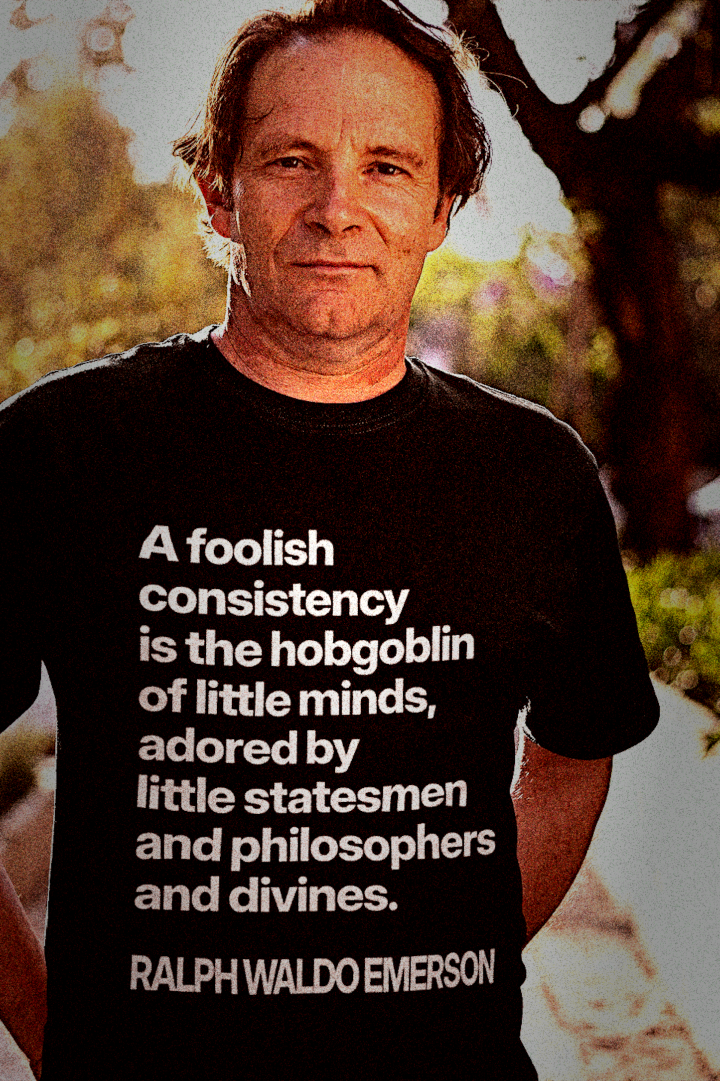 Ralph Waldo Emerson | A foolish consistency is the hobgoblin of little minds | Basic T-Shirt