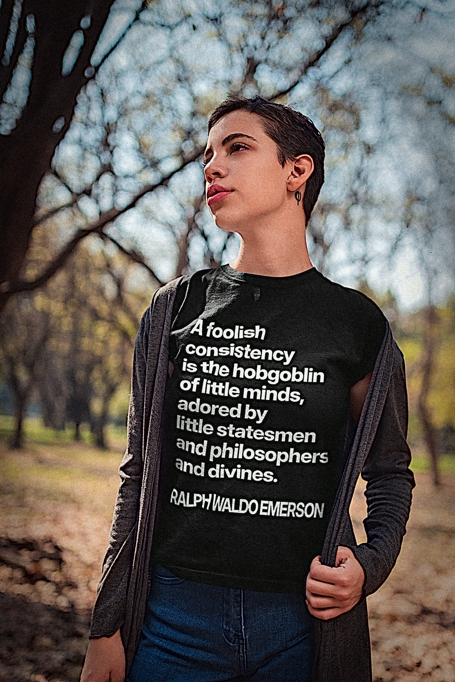 Ralph Waldo Emerson | A foolish consistency is the hobgoblin of little minds | Working Class T-Shirt
