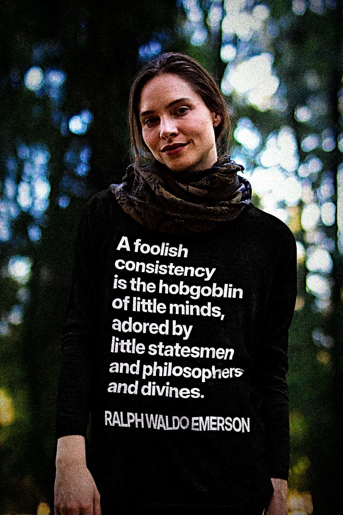 Ralph Waldo Emerson | A foolish consistency is the hobgoblin of little minds | Long Sleeve Jersey