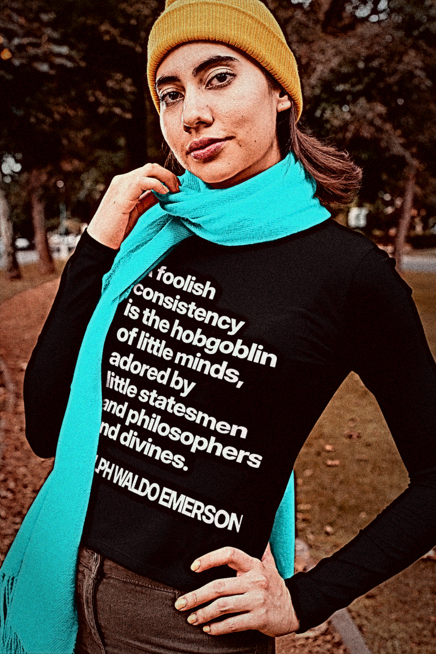 Ralph Waldo Emerson | A foolish consistency is the hobgoblin of little minds | Long Sleeve Jersey