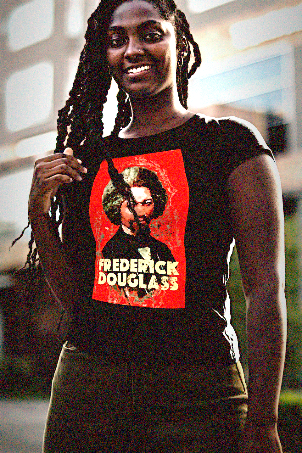 Frederick Douglass |  Fro Pick | Relaxed Fit Women's Tee