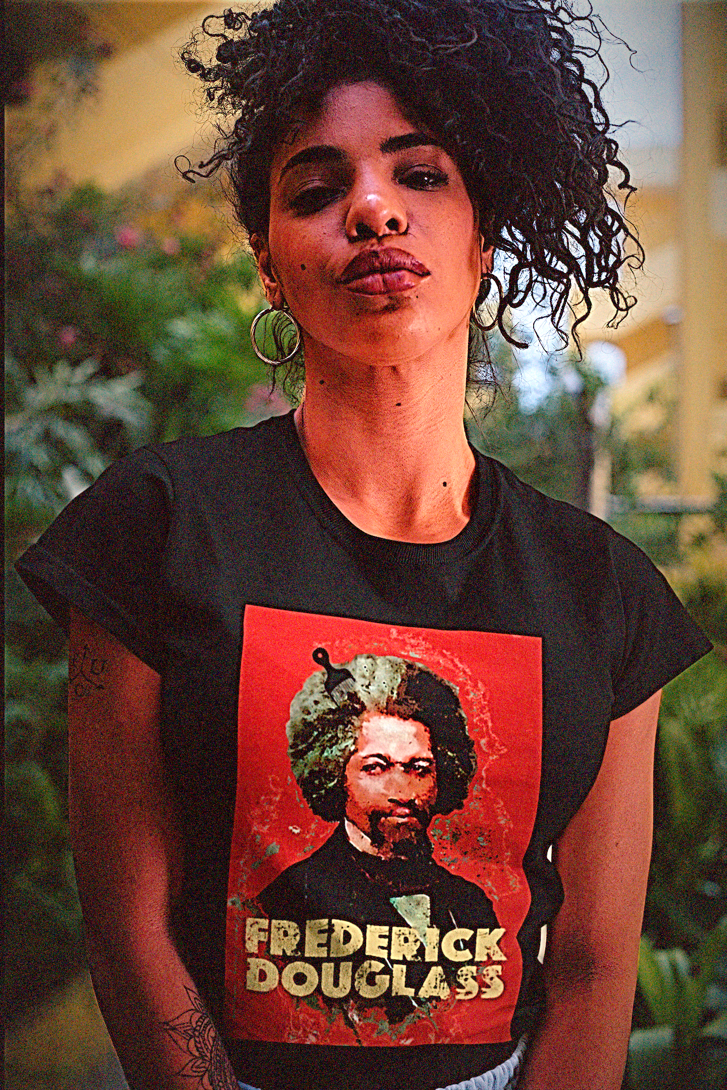 Frederick Douglass |  Fro Pick | Relaxed Fit Women's Tee