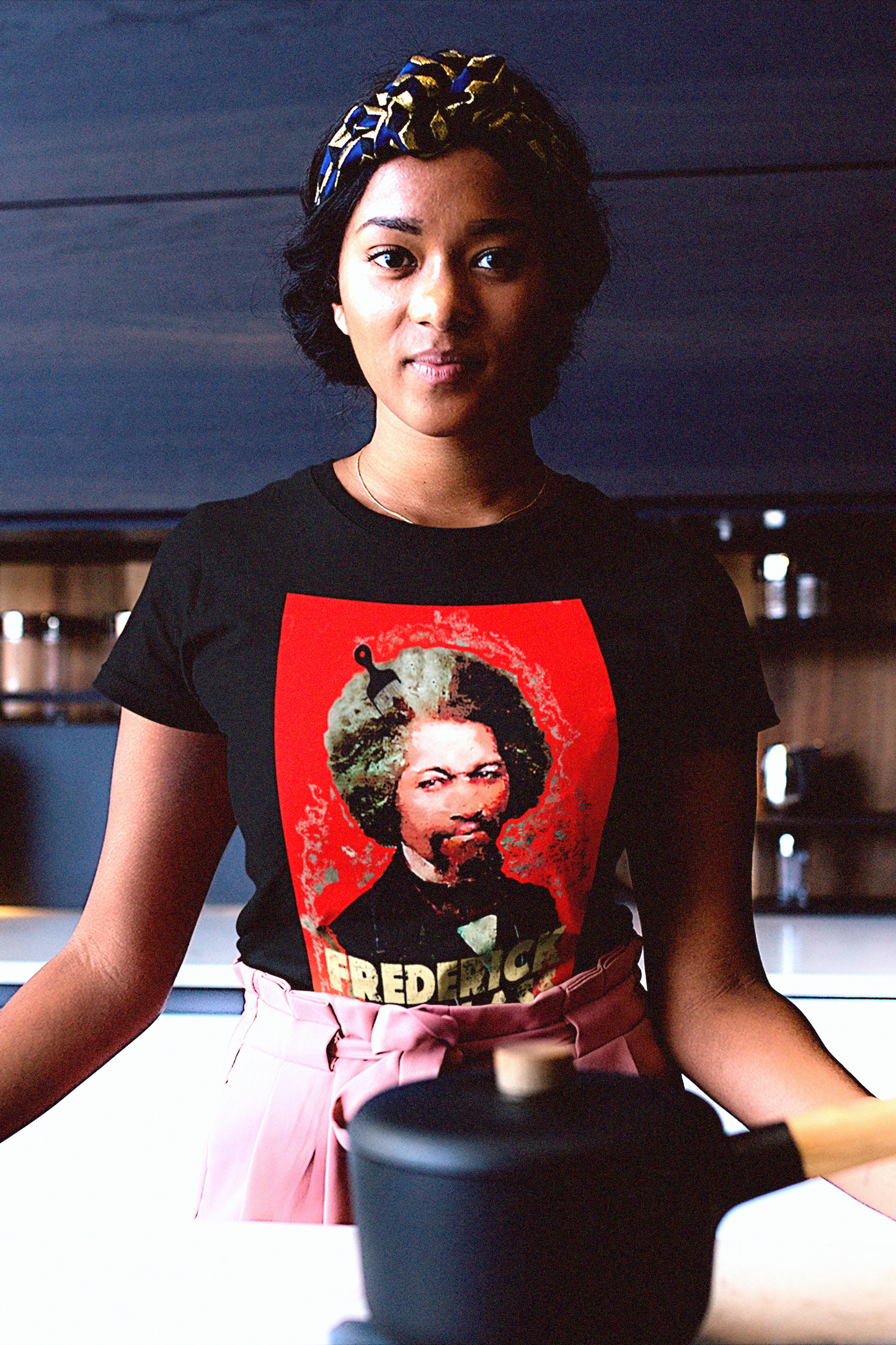 Frederick Douglass |  Fro Pick | Relaxed Fit Women's Tee