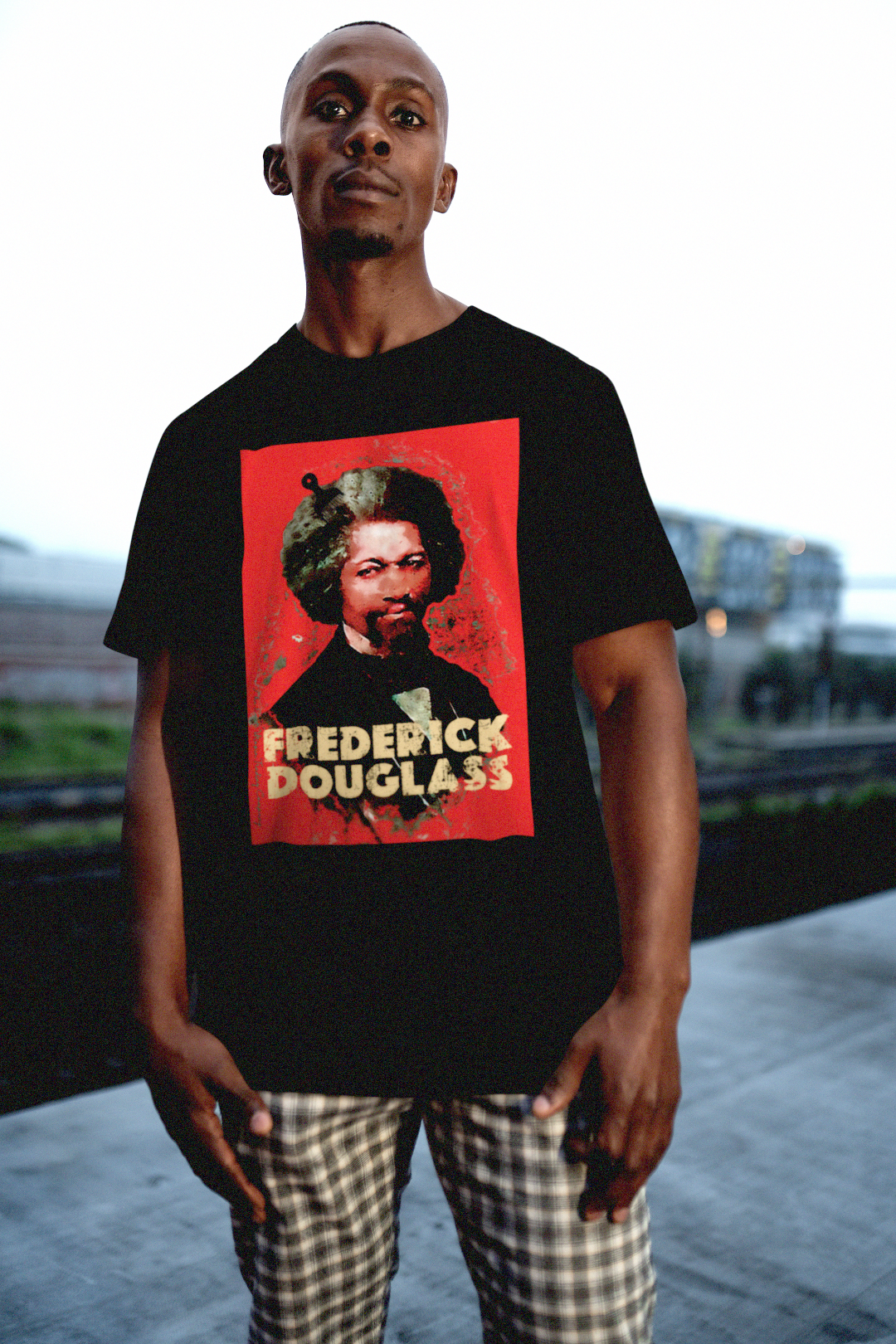 Frederick Douglass |  Fro Pick | Basic T-Shirt