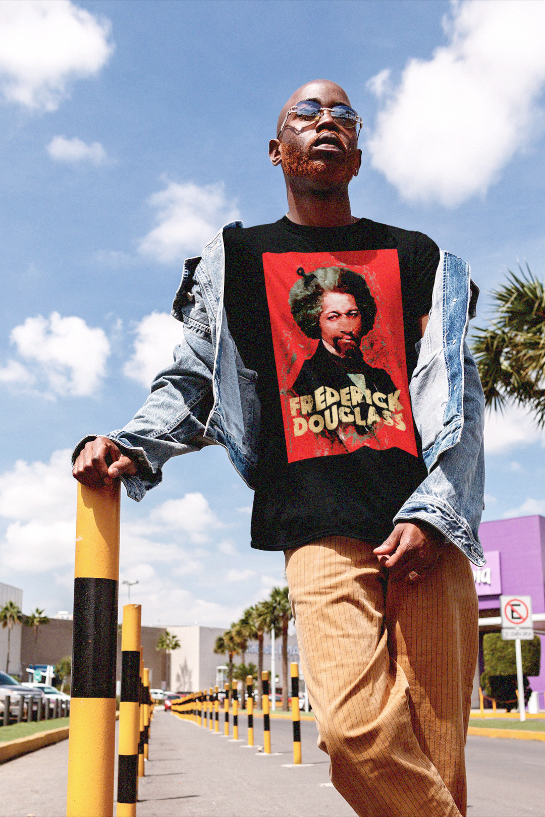 Frederick Douglass |  Fro Pick | Basic T-Shirt