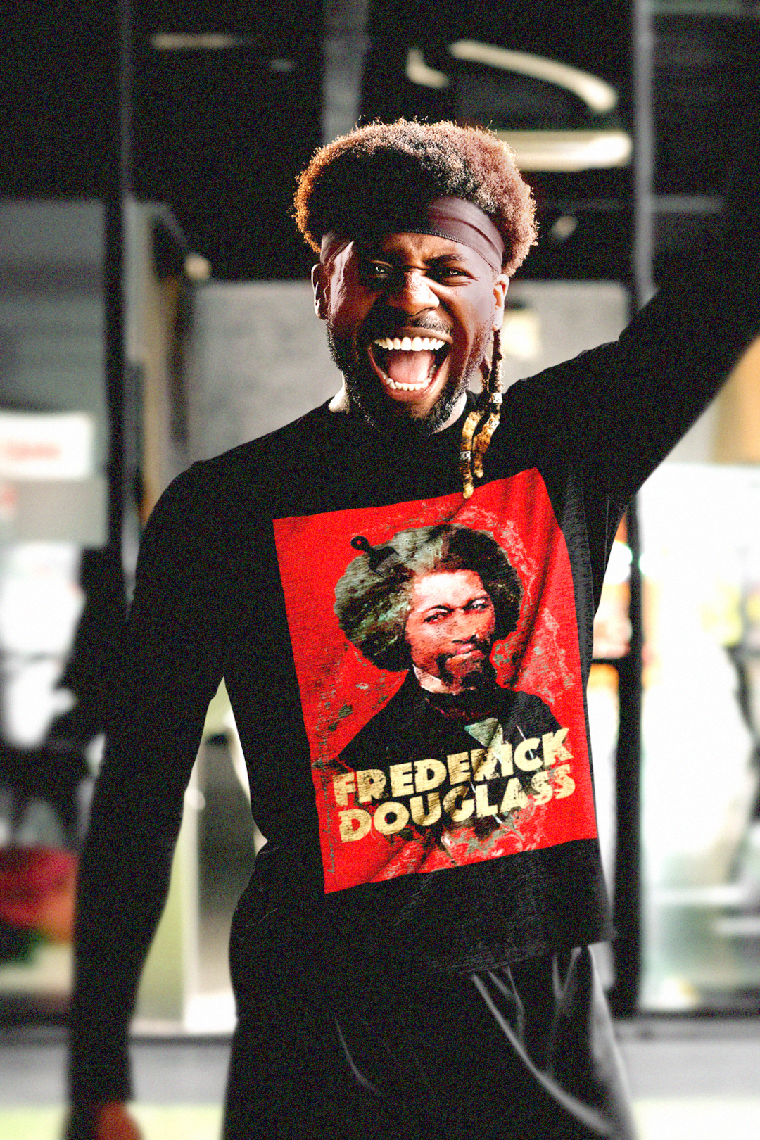 Frederick Douglass |  Fro Pick | Long Sleeve Jersey