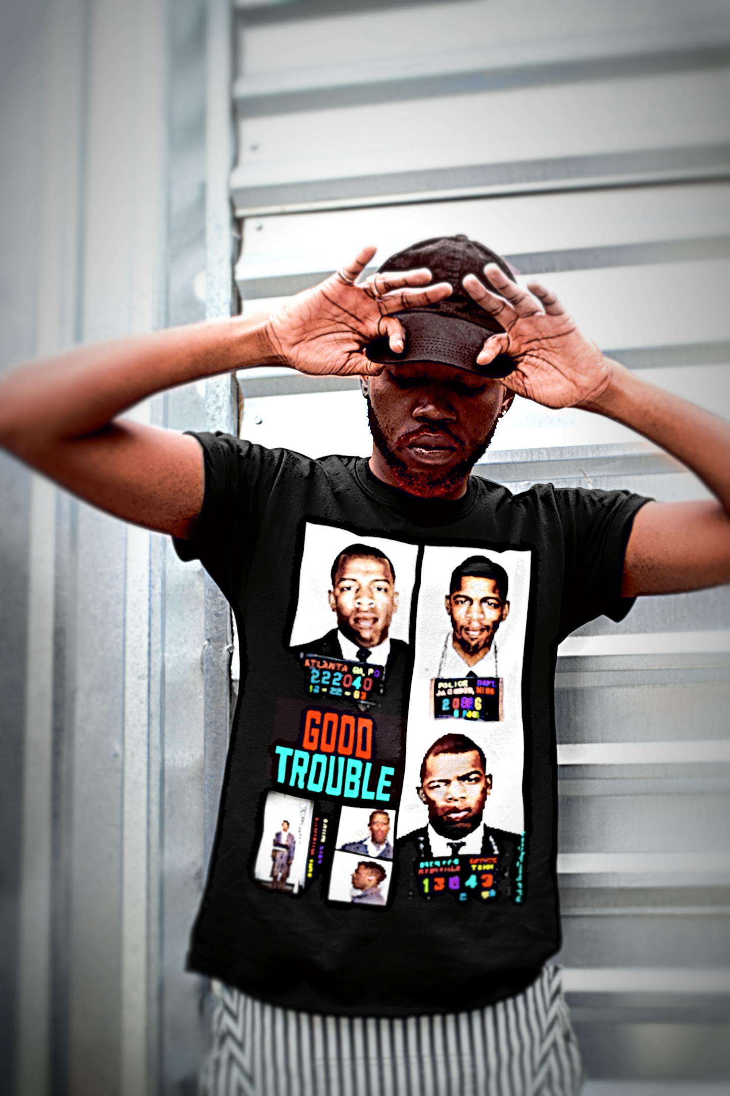 John Lewis: Good Trouble Mugshots | Basic T-Shirt