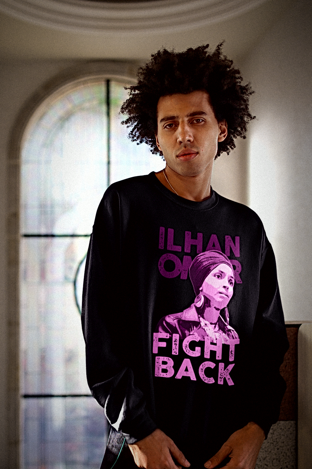 ILHAN OMAR | FIGHT BACK | Long Sleeve Jersey