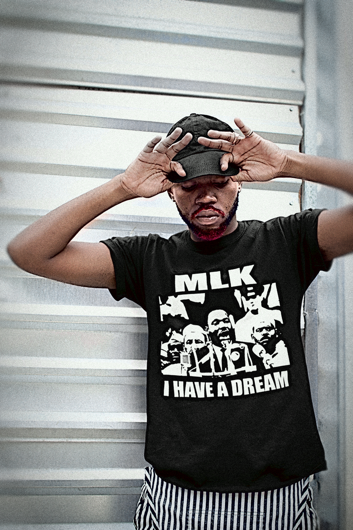 MLK I Have a Dream | B&W Stencil | Working Class T-Shirt