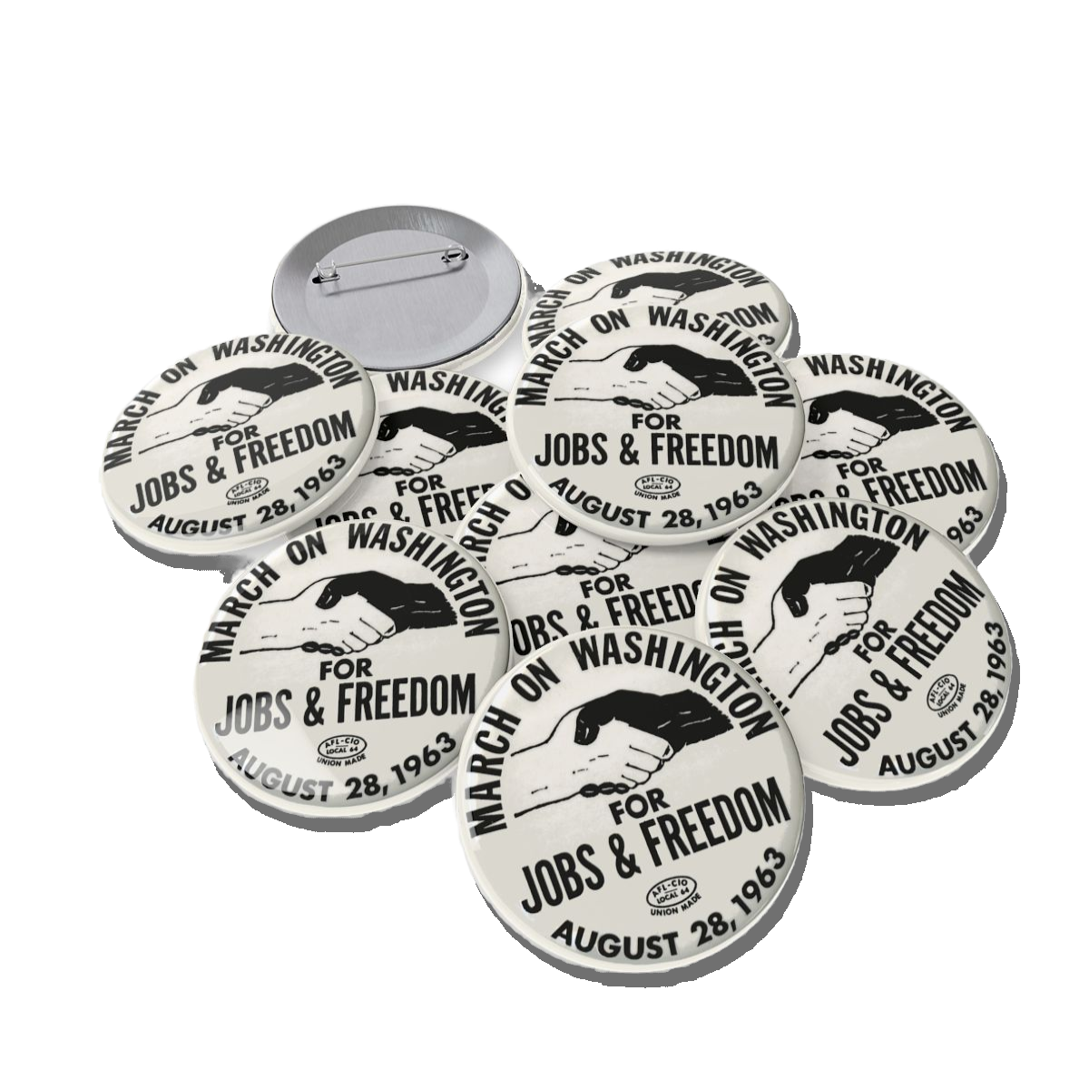 March on Washington for Jobs and Freedom | 2.25" Replica Button
