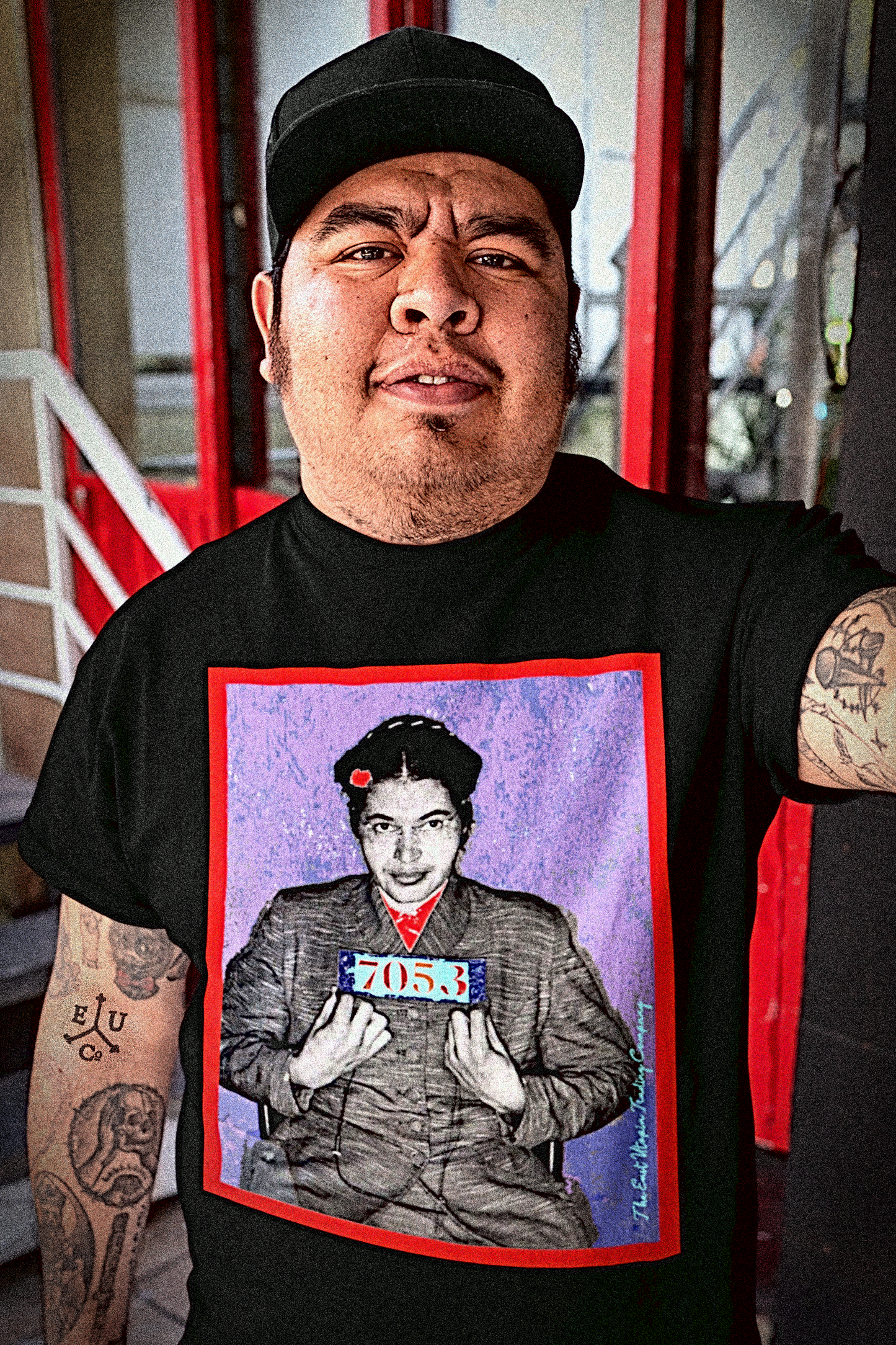 Rosa Parks: Red Frame Mugshot | Working Class T-Shirt