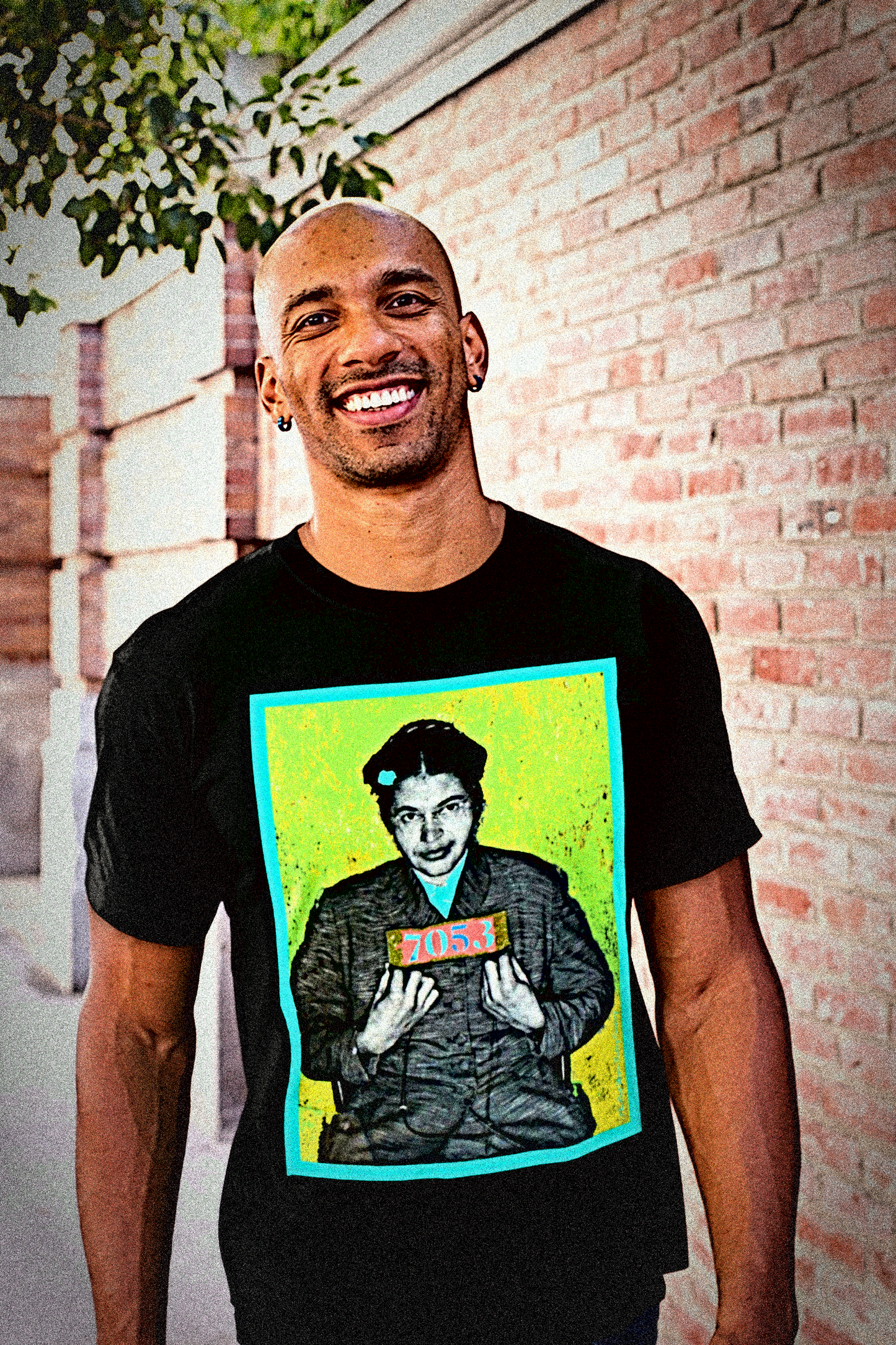 Rosa Parks Mugshot | cool green | Basic T-Shirt