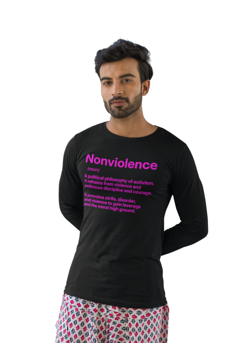 Definition: NONVIOLENCE | Long Sleeve Jersey | 5 Graphics Colors Available