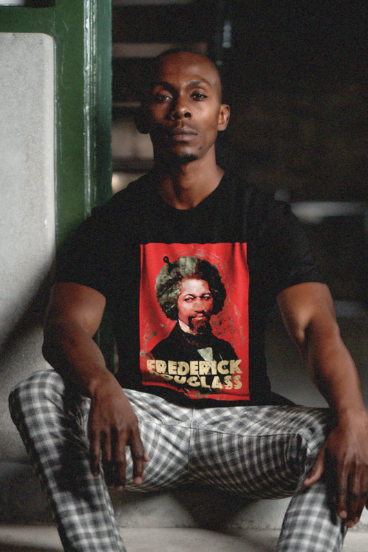 Frederick Douglass |  Fro Pick | Basic T-Shirt